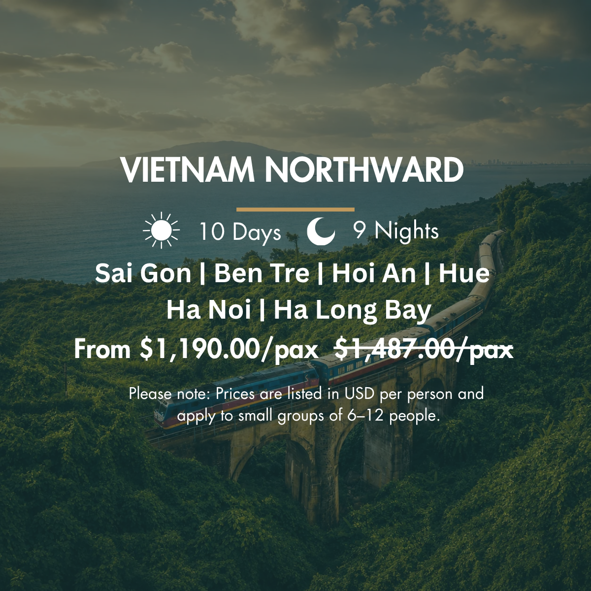 10 days - Vietnam Northward